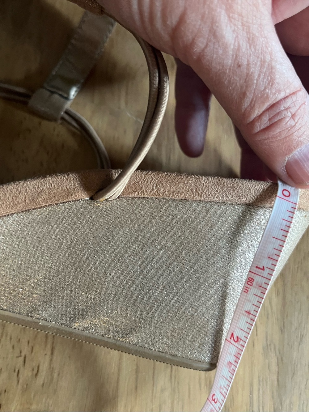 Style & Co. Tan Rhinestone T-Strap Sandals - Picture 5 of 5